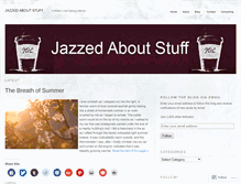 Tablet Screenshot of jazzedaboutstuff.com